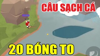 Thử Thách Câu Sạch Cá Trong Thách Nước, TVT Ăn Dầm Nầm Dề Luôn 10 Ngày | Play Together