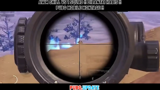AWM Skill Vs 1 Squad !! Tanpa Basa Basi Langsung Dibantai Habiss !!
