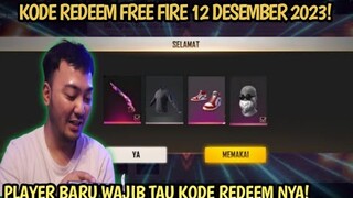 KODE REDEEM FREE FIRE TERBARU 12 DESEMBER 2023 HARI INI - KODE REDEEM FF TERBARU 12 DESEMBER 2023