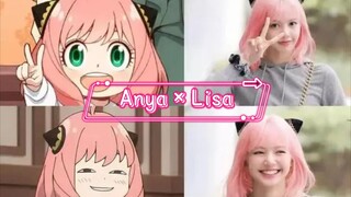 Anya Forger as Lisa Manoban of Blackpink