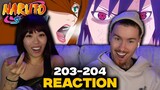 SHE'S KIND OF A FREAK... 😳 | Naruto Shippuden Reaction Ep 203-204