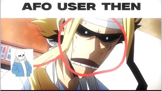 user all for one dulu vs sekarang 🤩