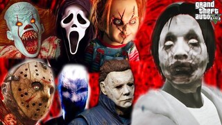 GTA 5 Mod - Michael Myers Náo Loạn Địa Ngục Jeff The Killer Xuất Hiện | Big Bang