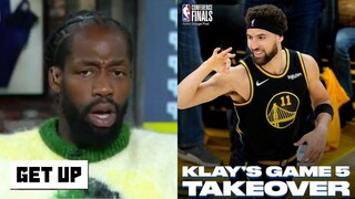 GET UP "Klay Thompson F*cking back to the NBA Finals after 1079 days"- Pat Bev on Warriors def. Mavs