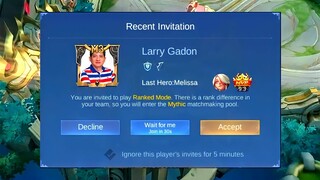 ATTY. LARRY GADON INVITED ME TO PLAY RANKED GAME 🔥