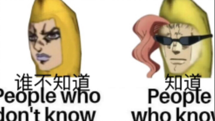 JOJO memes of Banana Noriaki and Cat