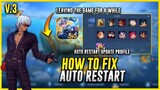 HOW TO FIX AUTO RESTART in Mobile Legends | Avatar Change, Leaving The Game for a while, Etc 2022