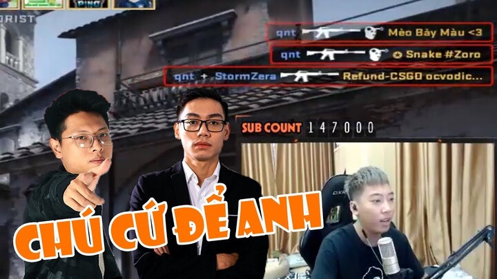 Đại tướng QNT học bài CSGO từ BOMMAN và Cường OT bên 500Bros