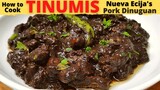 TINUMIS | Pork DINUGUAN | Nueva' s Ecija Pork Dinuguan | With Tamarind Fruit And Leaves