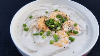 Cách làm BÁNH CANH TÔM CỐT DỪA miền tây