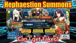 [FGO JP] YOLO Rolls for Hephaestion | Reines Case Files Re-run Banner