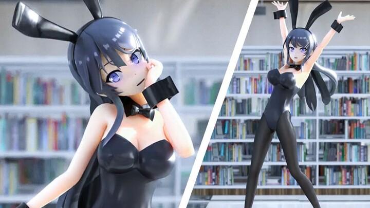 [Dance MMD/CG] Mai-senpai ไปทำอะไรที่ห้องสมุดในวันนั้น?