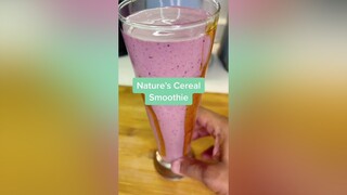 Here’s a twist to the naturescereal trend, let’s make it into a smoothie! reddytodrink reddytocookq