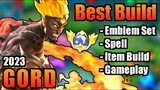 GORD BEST BUILD 2023 | TOP 1 GLOBAL GORD BUILD | GORD - MOBILE LEGENDS | MLBB