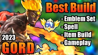 GORD BEST BUILD 2023 | TOP 1 GLOBAL GORD BUILD | GORD - MOBILE LEGENDS | MLBB