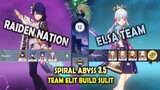 New 3.5 Spiral Abyss - Raiden Nationa & Ayaka Freeze l Making Your Spiral EZ - Genshin Impact