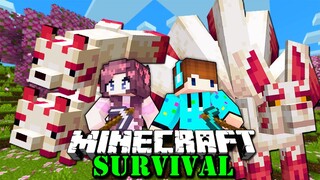 MAKHLUK PERTAMA YANG BERHASIL KITA TANGKAP = RUBAH EKOR SEMBILAN !! Minecraft Survival Bucin S4 [#2]