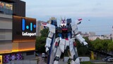 [Shanghai 1:1 Freedom Gundam] Video lengkap dari video detail udara 4K dari upacara pemuatan kepala