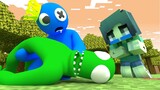 Monster School: R.I.P Green - Rainbow Friends Green's Sad Origin Story | Minecraft Animation