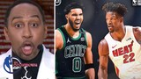 ESPN's Stephen A. reacts to Jimmy Butler drops 41, Miami Heat defeat Boston Celtics 118-107 in Gm 1