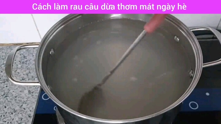 cách làm thạch dừa ngon