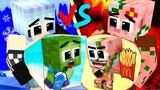 Monster School : Poor Baby Wofl Girl and Bad Family Herobrine - Sad Story - Minecraft Animation