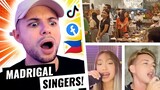 🔥Vol.9 BEST FILIPINO impromptu session EVER! Viral singers on tiktok | Madrigal Singers | REACTION