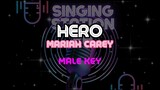 HERO - MARIAH CAREY | Karaoke Version (Male Key)