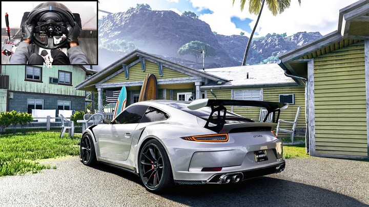 700BHP Porsche 911 GT3 RS | The Crew Motorfest | Steering Wheel Gameplay
