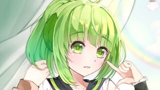 Speedpaint Fanart Vtuber Mintchan - Mintchan bangun pagi