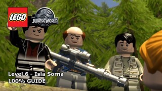 #6 Isla Sorna 100% Guide - LEGO Jurassic World