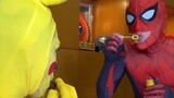 spiderman vs pikachu comedy‼️