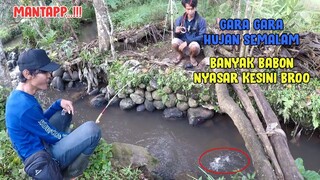 MANTAPP...!! HUJAN SEMALAN MEMBAWA BANYAK IKAN BABON KE SPOT INI.. AUTO PANEN!!