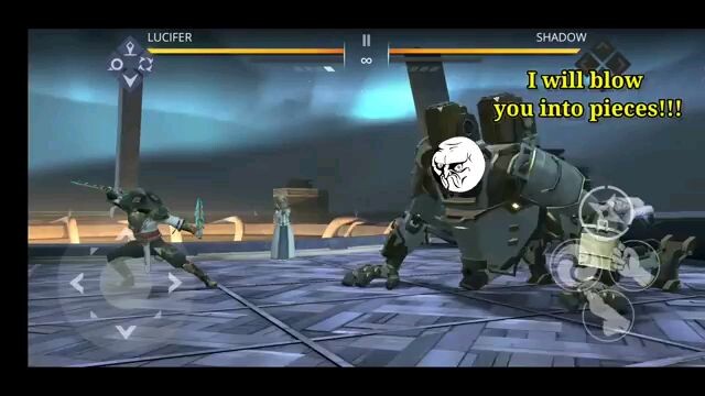 shadow fight 3 trolling shadow boss