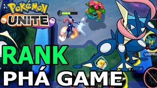 POKEMON UNITE - Đấu Rank Team Phá Game Greninja Cân Team Liên Quân Top Game Android Ios - Thành EJ