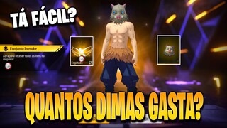 PEGANDO O INOSUKE!! TOKEN ROYALE FREE FIRE, NOVO EVENTO FF, QUANTO GASTA?? - NOVIDADES FREE FIRE