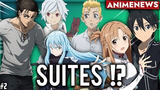 La DATE de la SUITE de SAO, SNK, BLACK CLOVER, TOKYO REVENGERS & ACTUS ANIMES !? (AnimeNews #2)