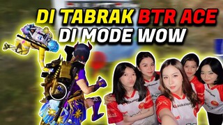 LAGI LATIHAN GAMEPLAY DI MODE WOW ?! MALAH KENA TABRAK BTR ACE !! - PUBG MOBILE INDONESIA