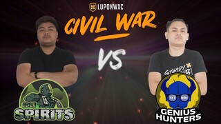 LuponWxc Civil War : Dan Vs. Joevy