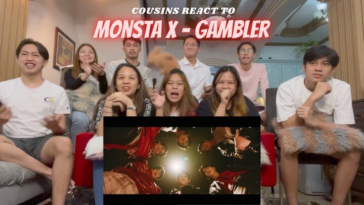 COUSINS REACT TO MONSTA X 몬스타엑스 'GAMBLER' MV