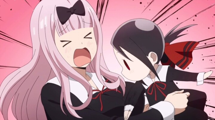 "His breasts were almost burst by Kaguya, and Secretary Fujiwara couldn't hold it anymore~"