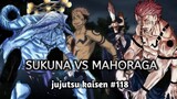 Pertarungan Sukuna VS Mahoraga, jujutsu kaisen chapter 118 bahasa indonesia
