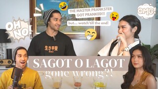 SAGOT O LAGOT Gone Wrong + REVERSE PRANK with Wil Dasovich | Francine Diaz