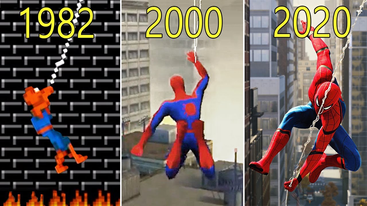 The Evolution of Spider-Man Games (1982-2020) 