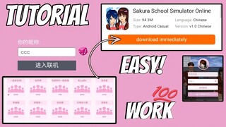 Easy tutorial to download Multiplayer SAKURA School Simulator (100 working)