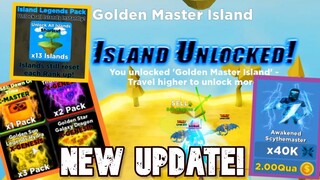 I FINALLY RANK UP BUYING 2.00Qua Rank - ⚔️GOLD ISLAND!⚡Ninja Legends (Roblox)