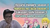 Bahas Rosario vampire s3,Nanatsu no taizai s4,Darwins game s2,Gakusen toshi s3 ||Request subscriber