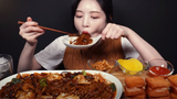 [Mukbang] - Ăn Mì đen hải sản cay - Ẩm thực Hàn Quốc