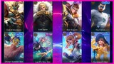 8 NEW SKINS GAMEPLAY AND RELEASE DATE | 8 UPCOMING SKINS MOBILE LEGENDS [JULY 2021]