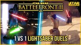 1 Vs 1 Lightsaber Duels Battlefront 2 Hero Showdown Gameplay | JFO Made Me A Worse Duelist
